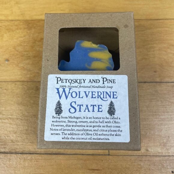 Petoskey and Pine Expertly Crafted Artisanal Handmade Soap - Wolverine State - Picture 1 of 5